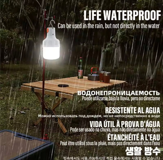 Outdoor-USB wiederaufladbare LED-Lampen mit hoher Helligkeit, Not licht, Camping, Angeln, tragbare Laternen-Nachtlichter